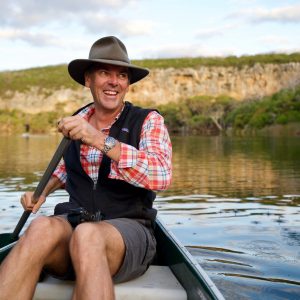 A landscape image to show Stories Along The Edge with tour operator Margaret River Discovery Co. canoeing on the Margaret River